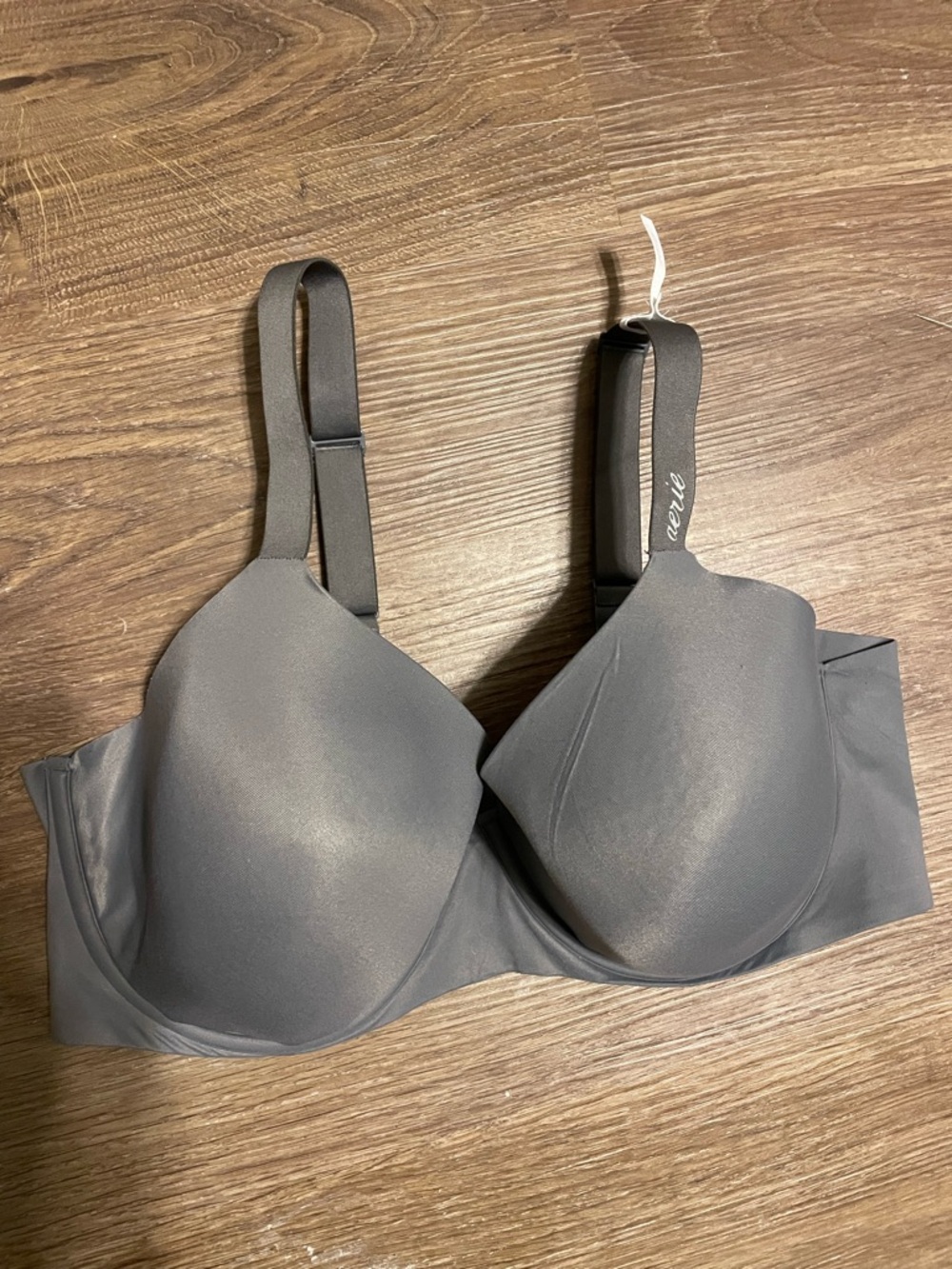 aerie Real Free Full Coverage Bra - Gray - 38DD / 38E